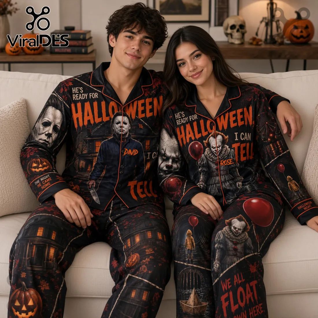 Michael Myers Horror Movie Personalized Pajama Set