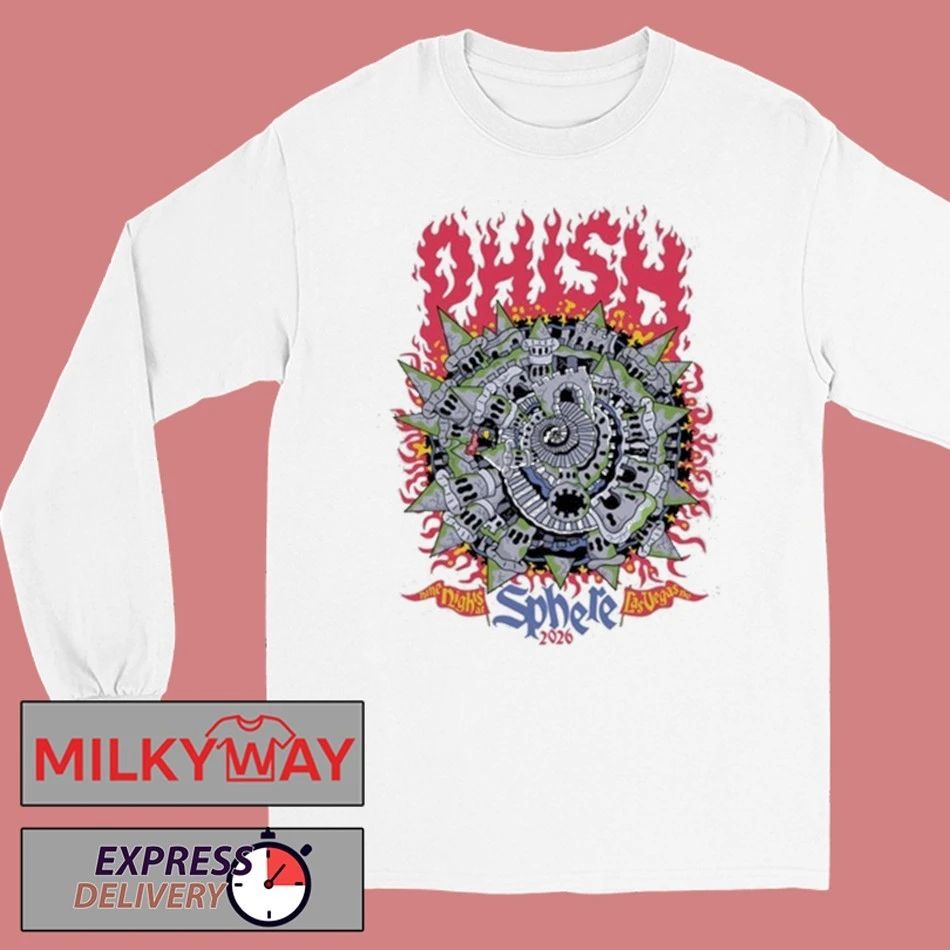 Phish Nine Night Sphere, Las Vegas, NV Tour 2026 shirt
