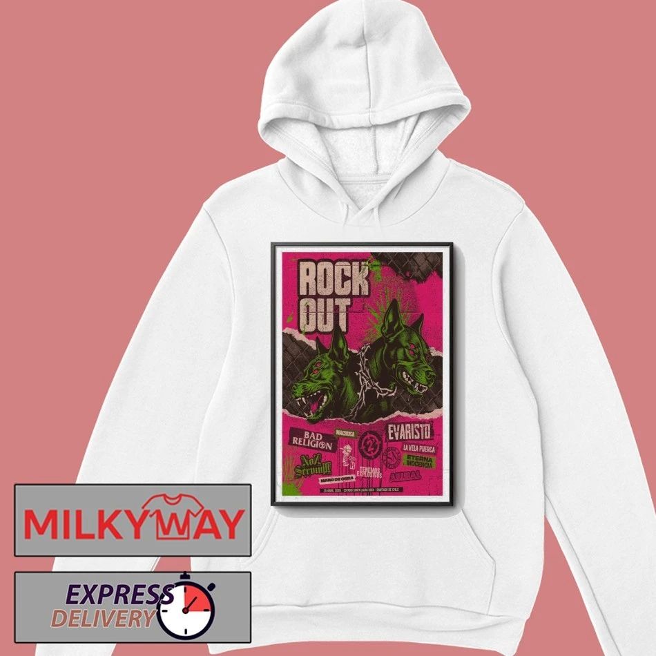 POSTER Rockout Apr 25 2026 Santiago De Chile Signed shirt