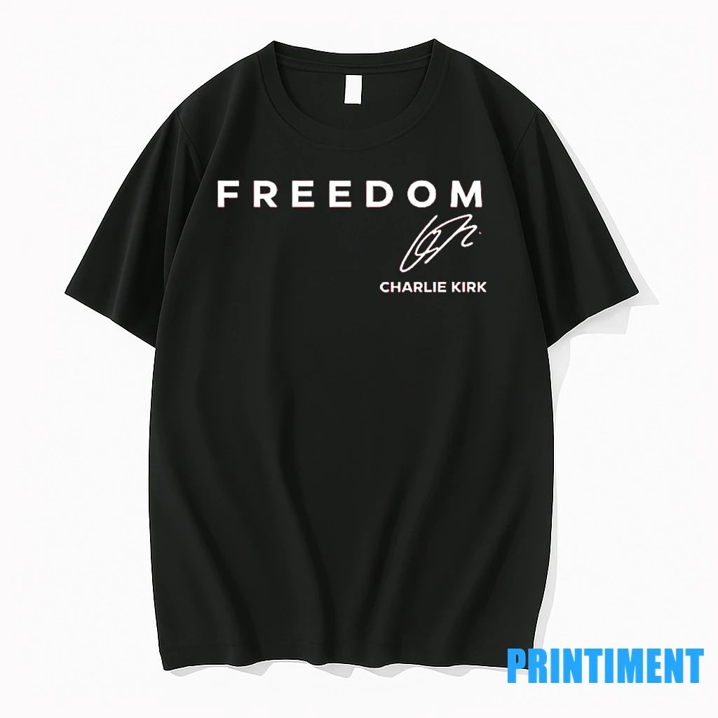 Charlie Kirk Signature Freedom National Day Of Remembrance October 14th Tshirts Sweater