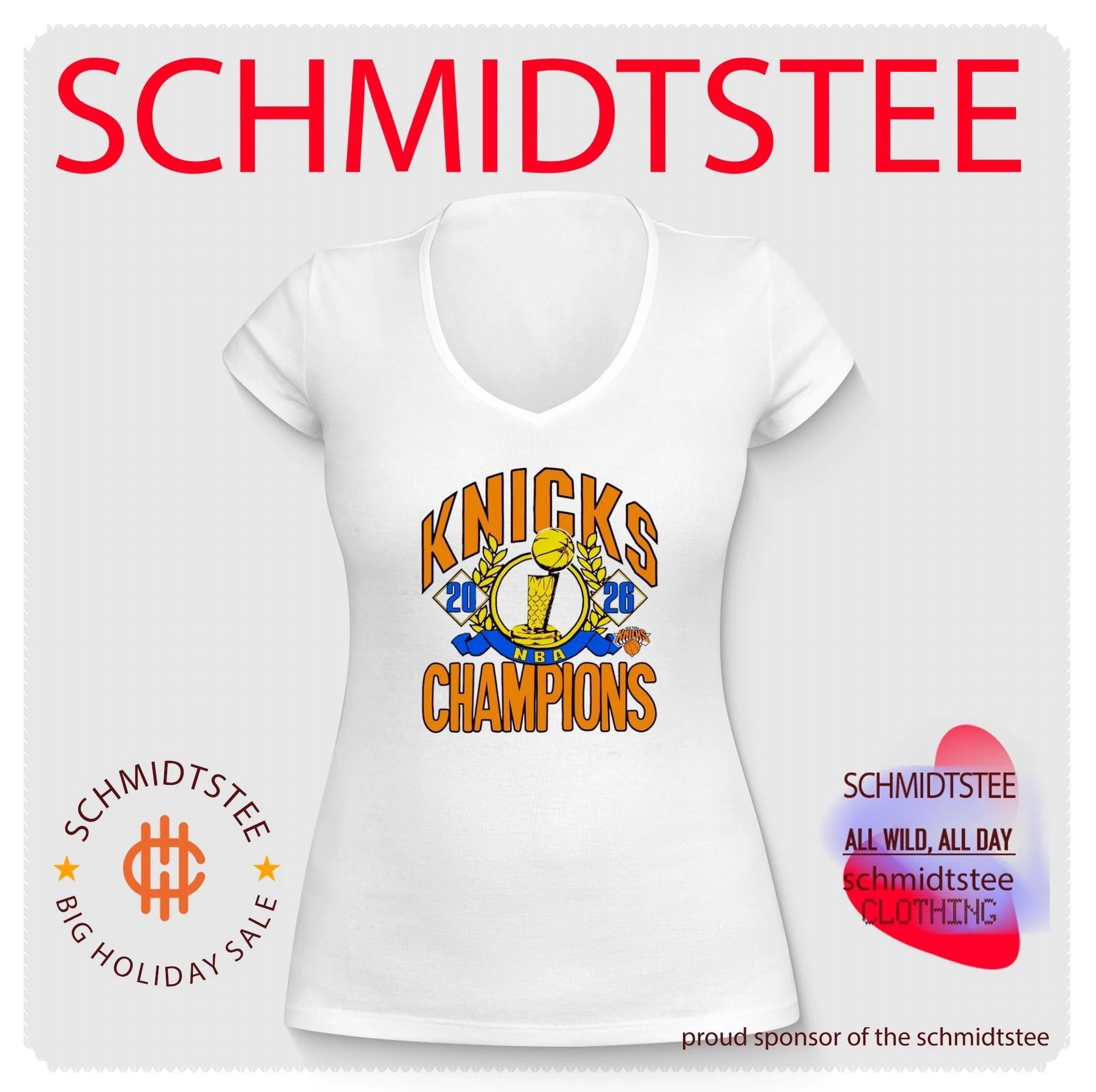 New York Knicks 2026 NBA Finals Champions Classic Tri-Blend shirt