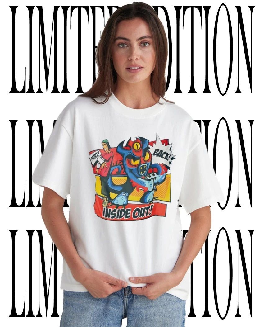 New Hero Inside Out front back shirt