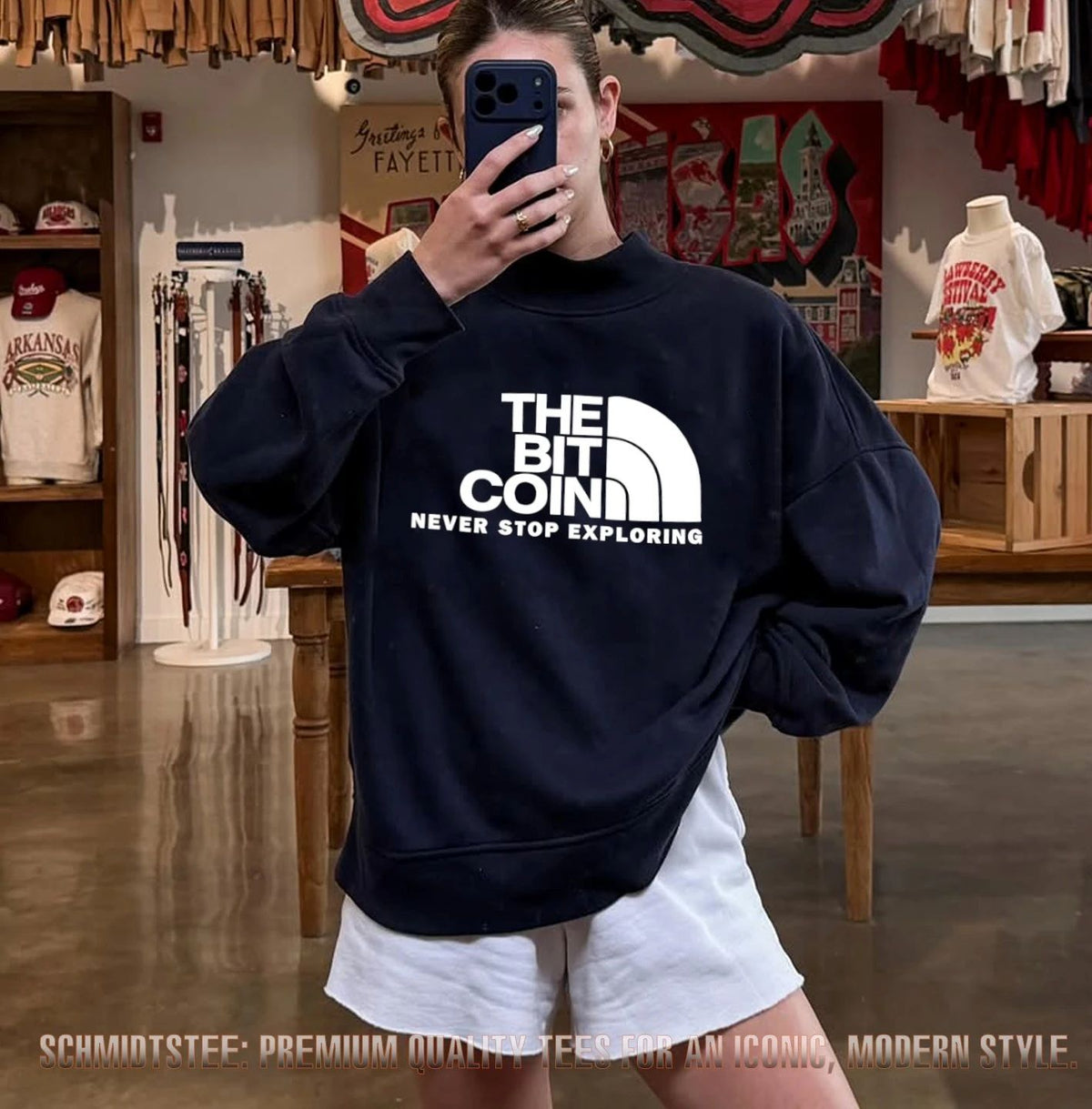 The Bit Coin Never Stop Exploring Shirt