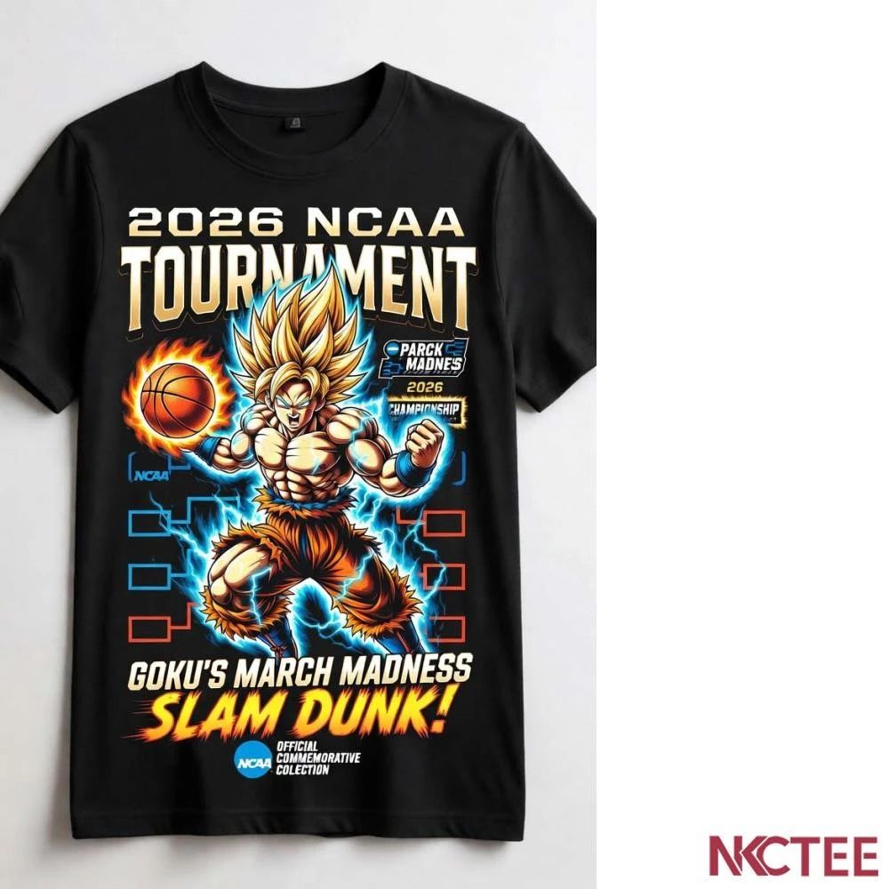 NKCtees 2026 NCAA Tournament basketball Songoku shirt
