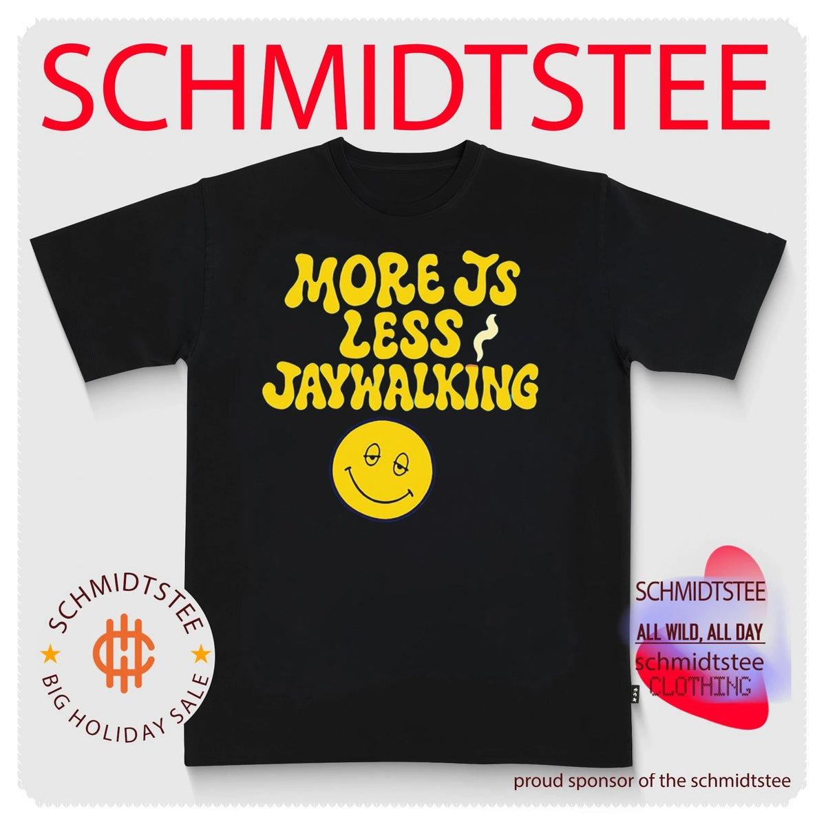 More JS less Jaywalking shirt