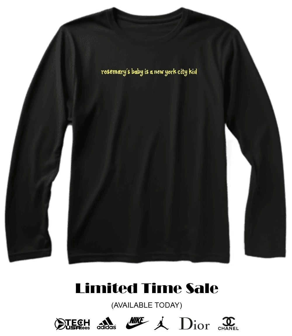 Rosemary’s baby is a New York City kid shirt
