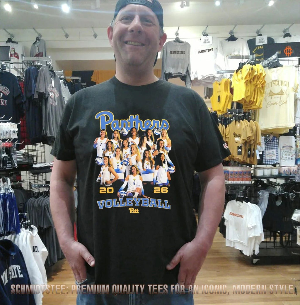 Pitt Panthers Women’s Volleyball 2026 team collage shirt