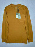 Goodfellow & Co Mens Long Sleeve Gold Mustard  Passion Shirt Size Small NWT