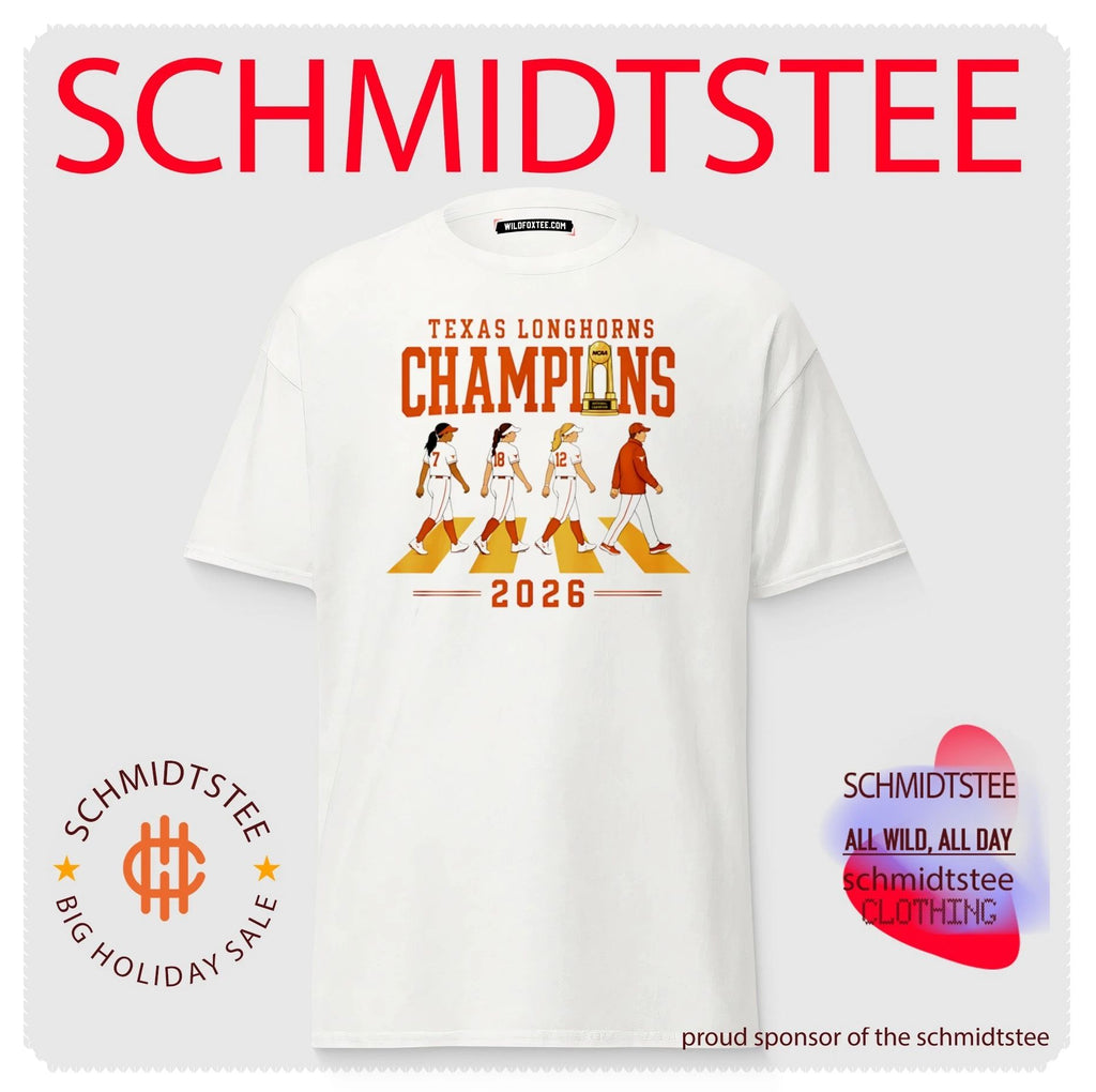 Texas Longhorns Softball ’26 WCWS National Champions abbey road shirt
