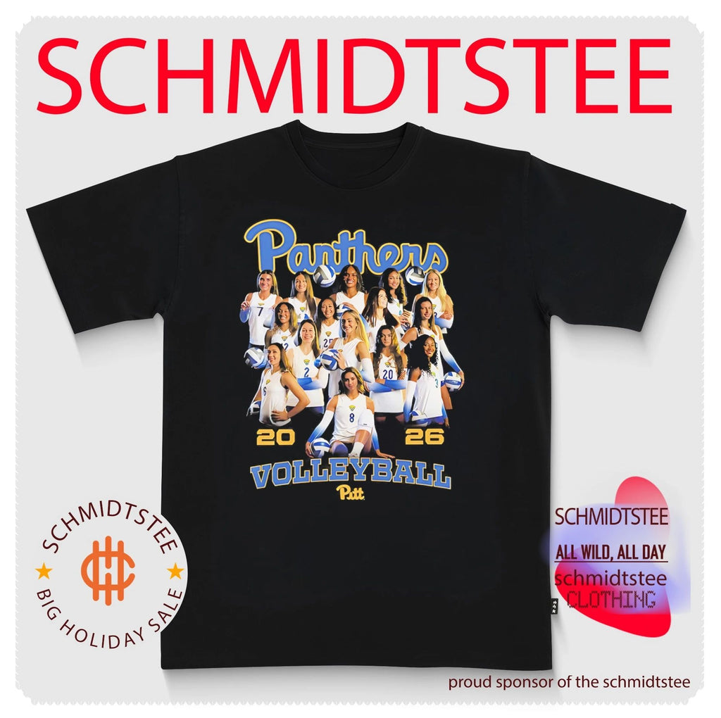 Pitt Panthers Women’s Volleyball 2026 team collage shirt