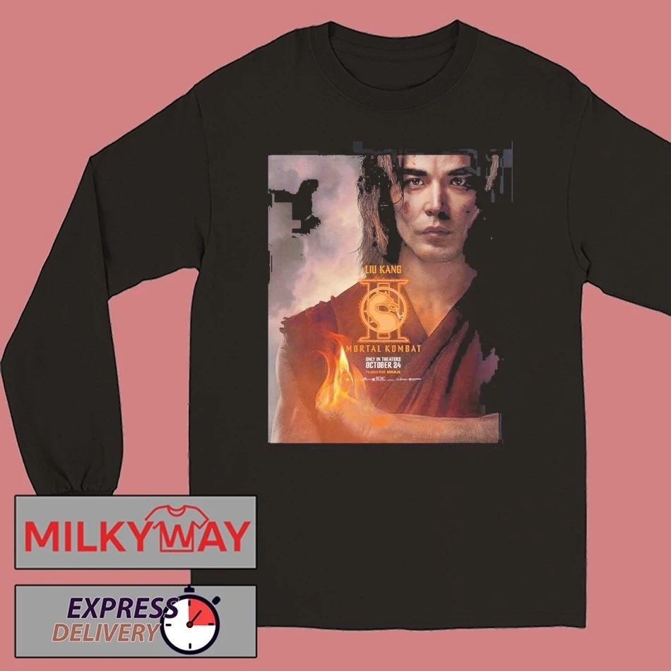 Mortal Kombat II Movie Exclusive Liu Kang Character Poster T-Shirt