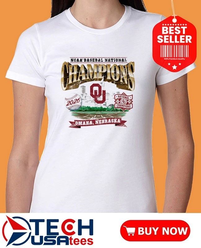 Oklahoma Sooners NCAA Baseball National Champions Omaha 2026 shirt