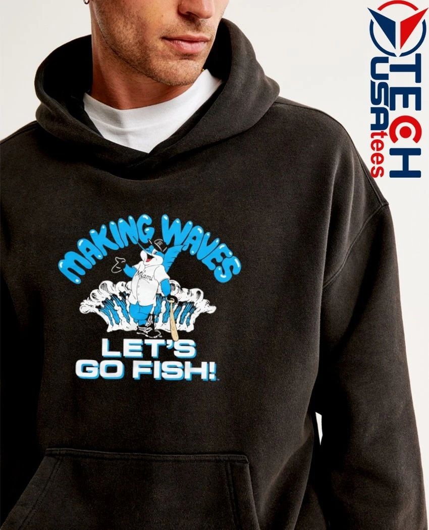 Miami Marlins Billy The Marlin let’s go fish mascot shirt by homage