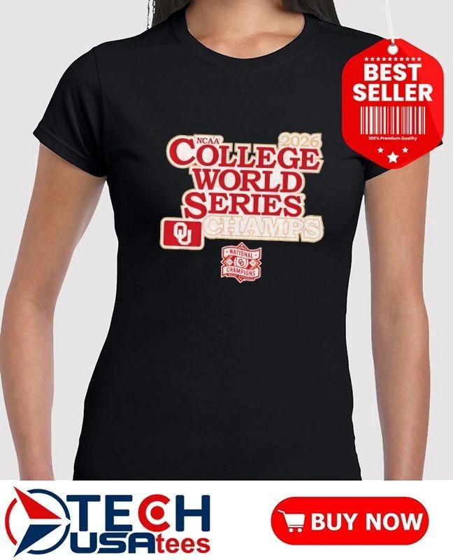 Oklahoma Sooners Baseball 2026 NCAA College World Series Champs shirt
