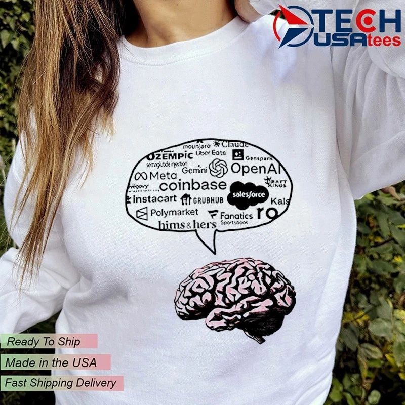 Brain capitalism slop shirt