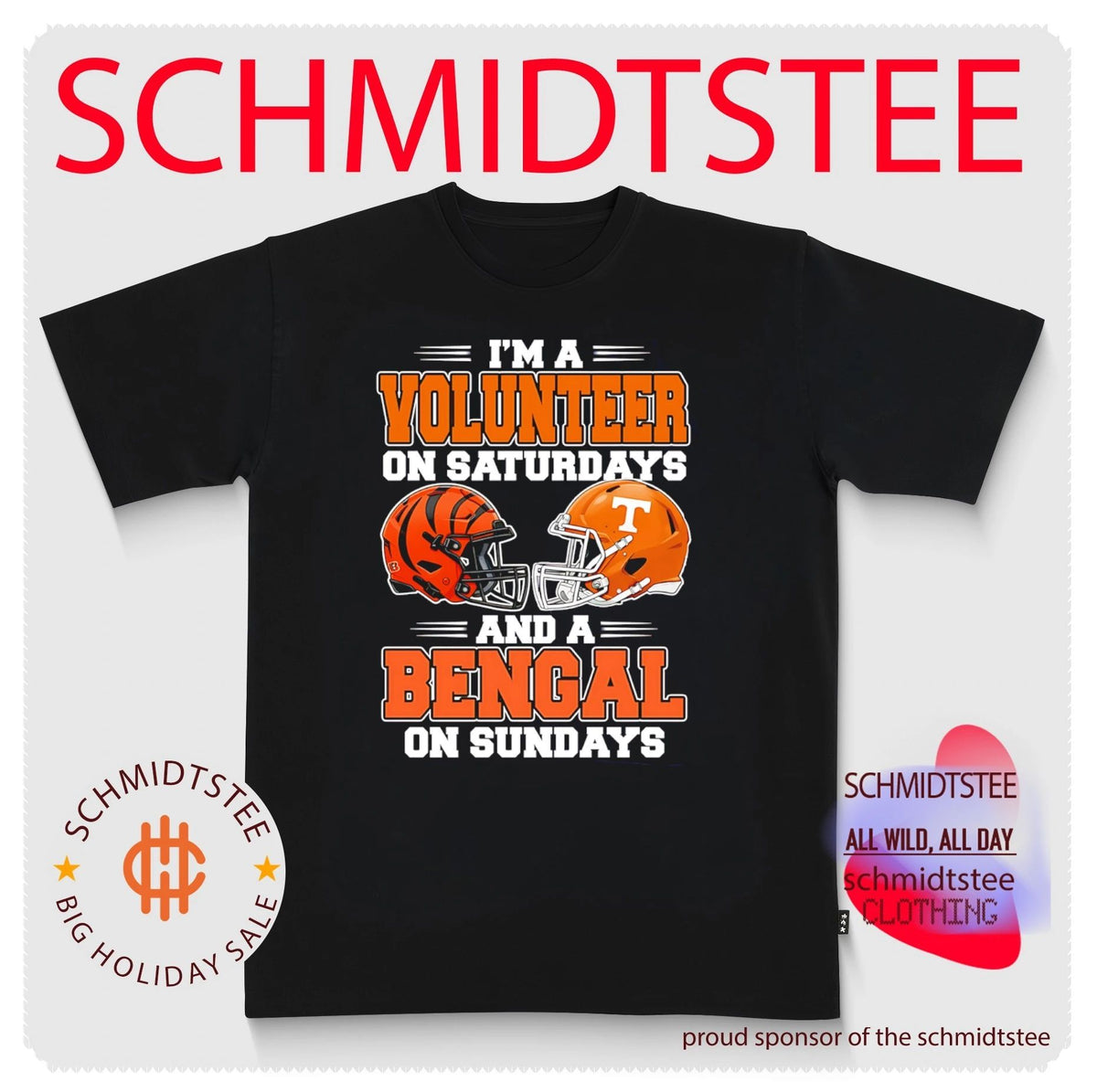 I’m a Volunteer on Saturdays and a Bengal on Sundays shirt