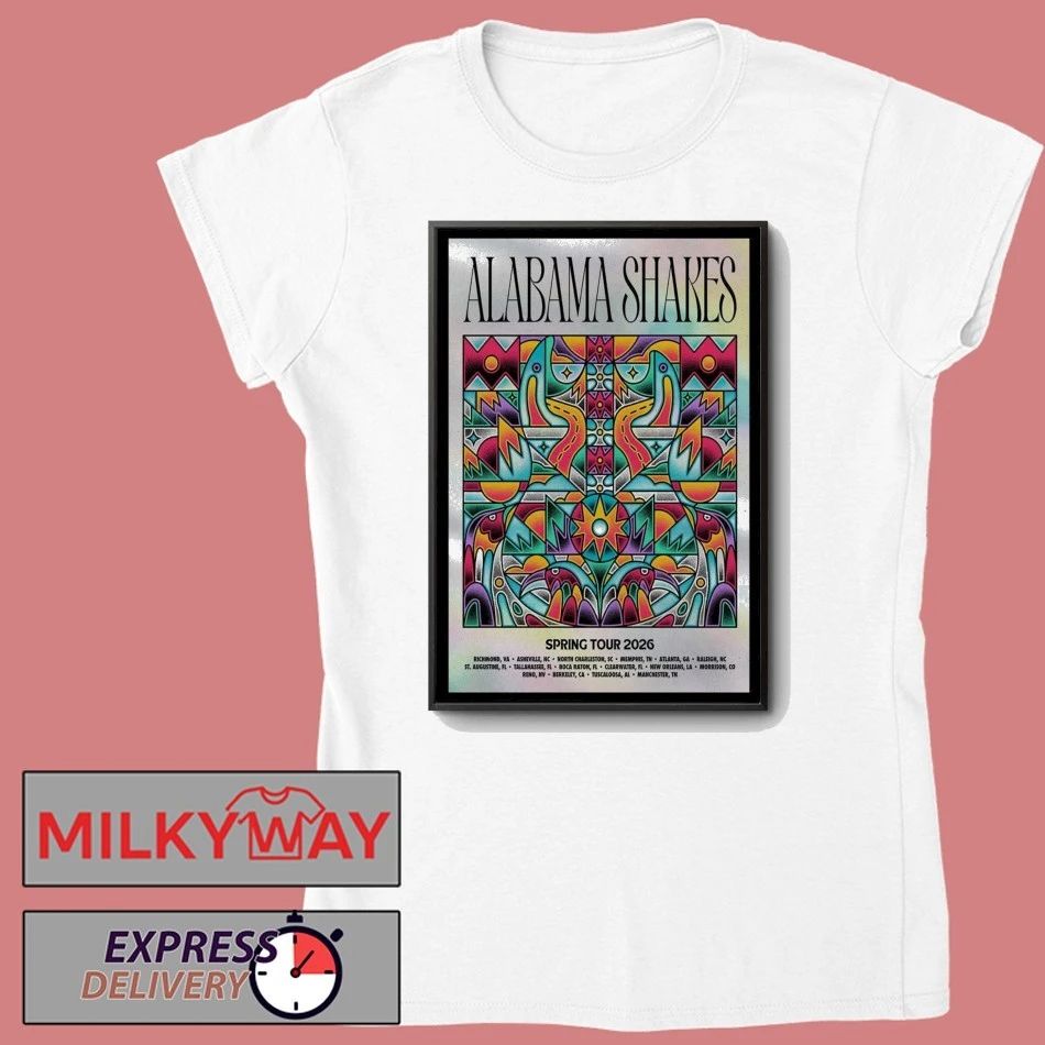 Poster 2026 Spring Tour Alabama Shakes shirt