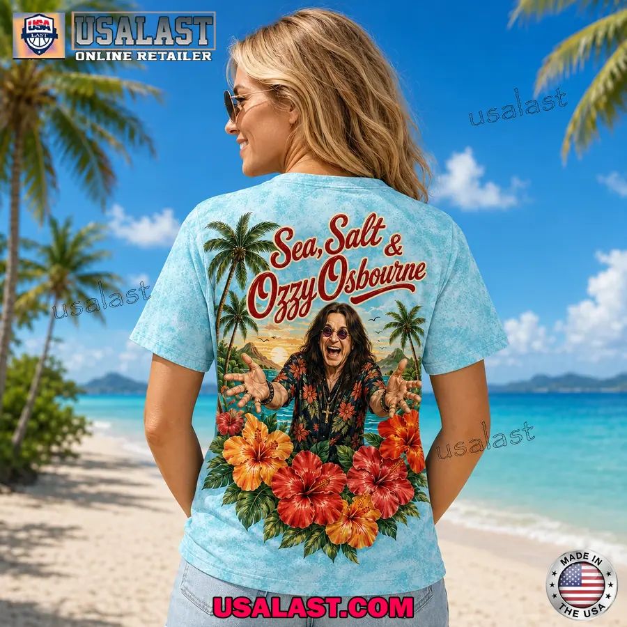 Ozzy Osbourne Sea Salt Tropical Vibes 3D T-Shirt