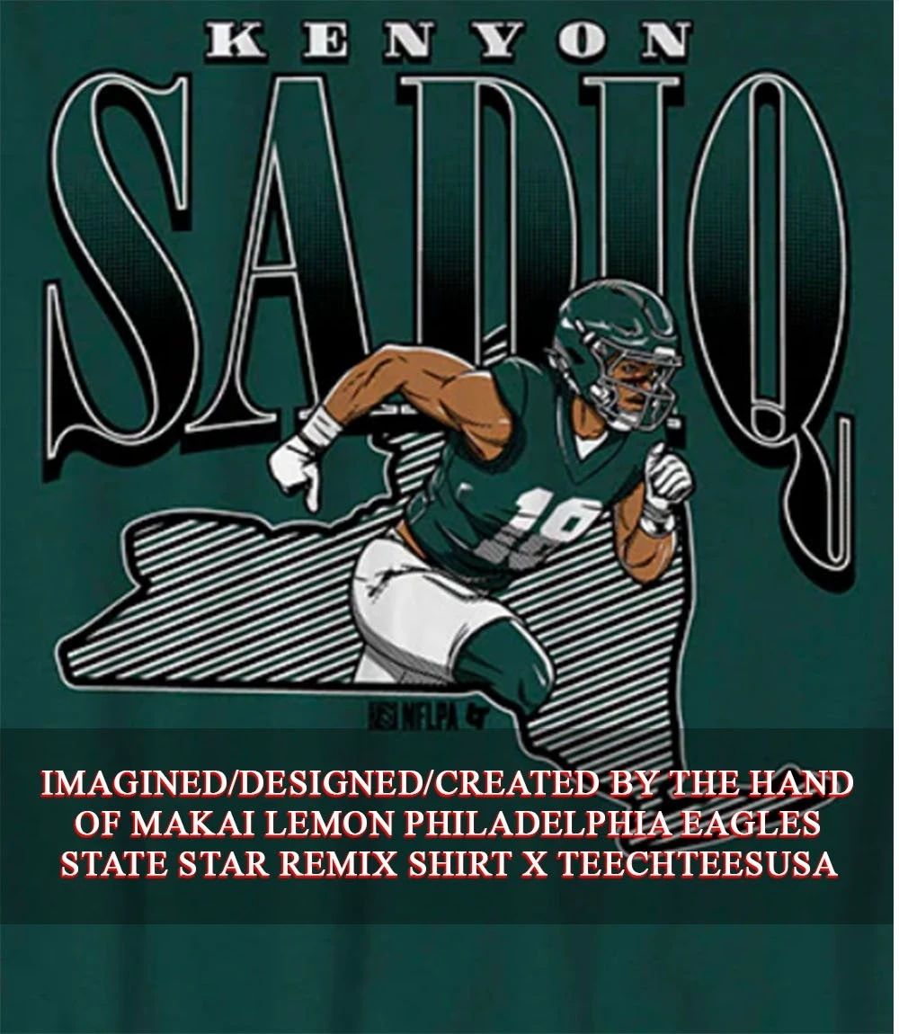 Kenyon Sadiq New York Jets State Star Remix shirt