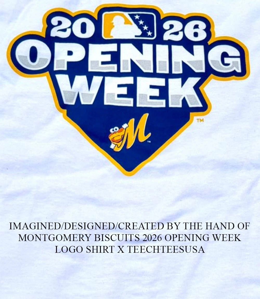 Montgomery Biscuits 2026 Opening Week logo shirt
