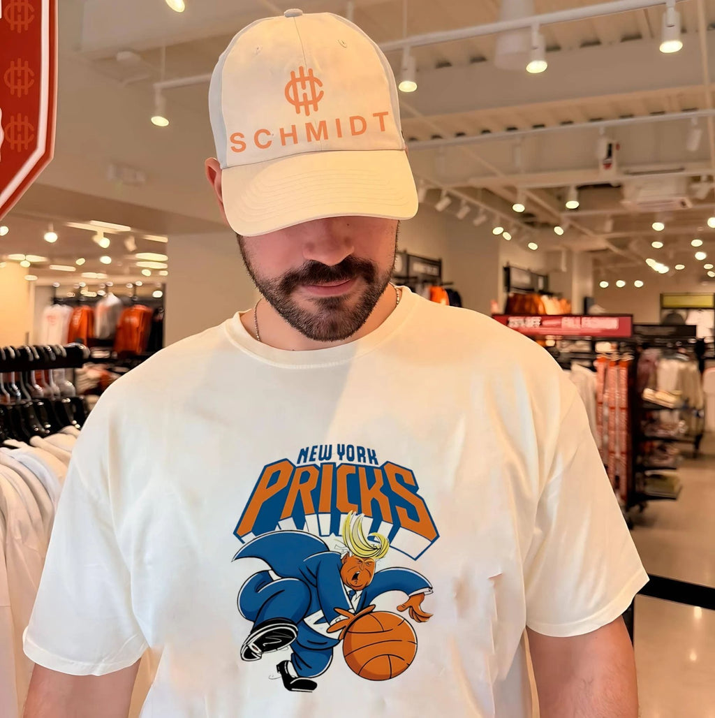 New York Pricks Trump Basketball illustration shirt