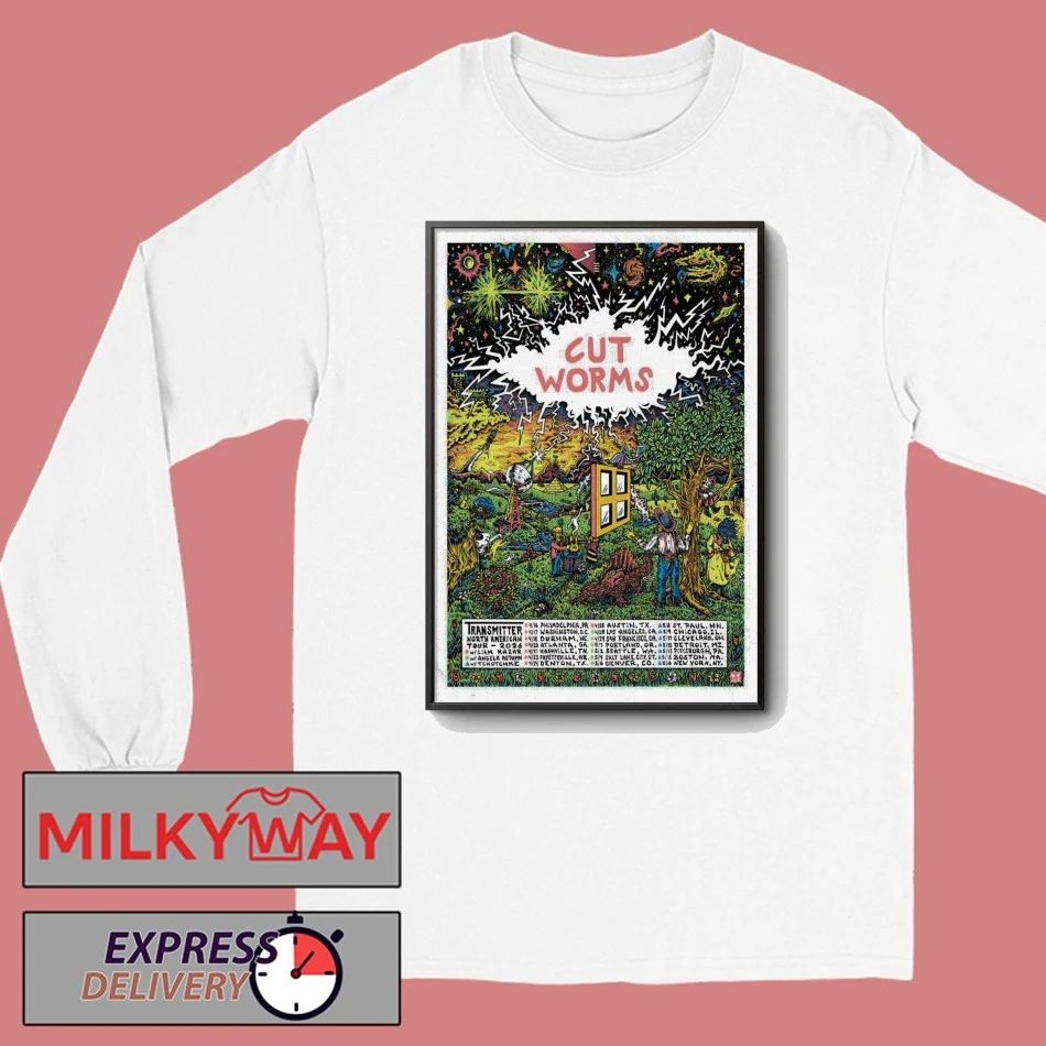Cut Worms Transmitter North American 2026 Shows Poster shirt