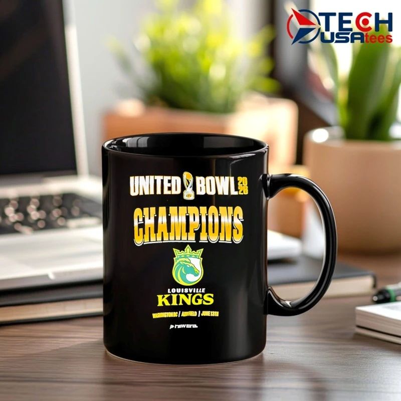 Louisville Kings 2026 United Bowl Champions Audi Field shirt