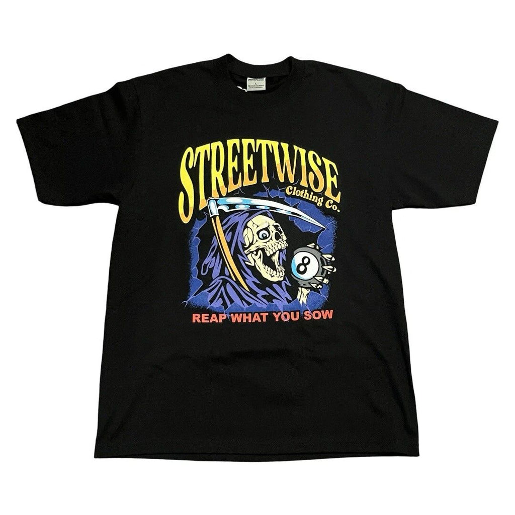Streetwise Reaper Shirt NWT Streetwear Urban Graphic Tee Los Angeles