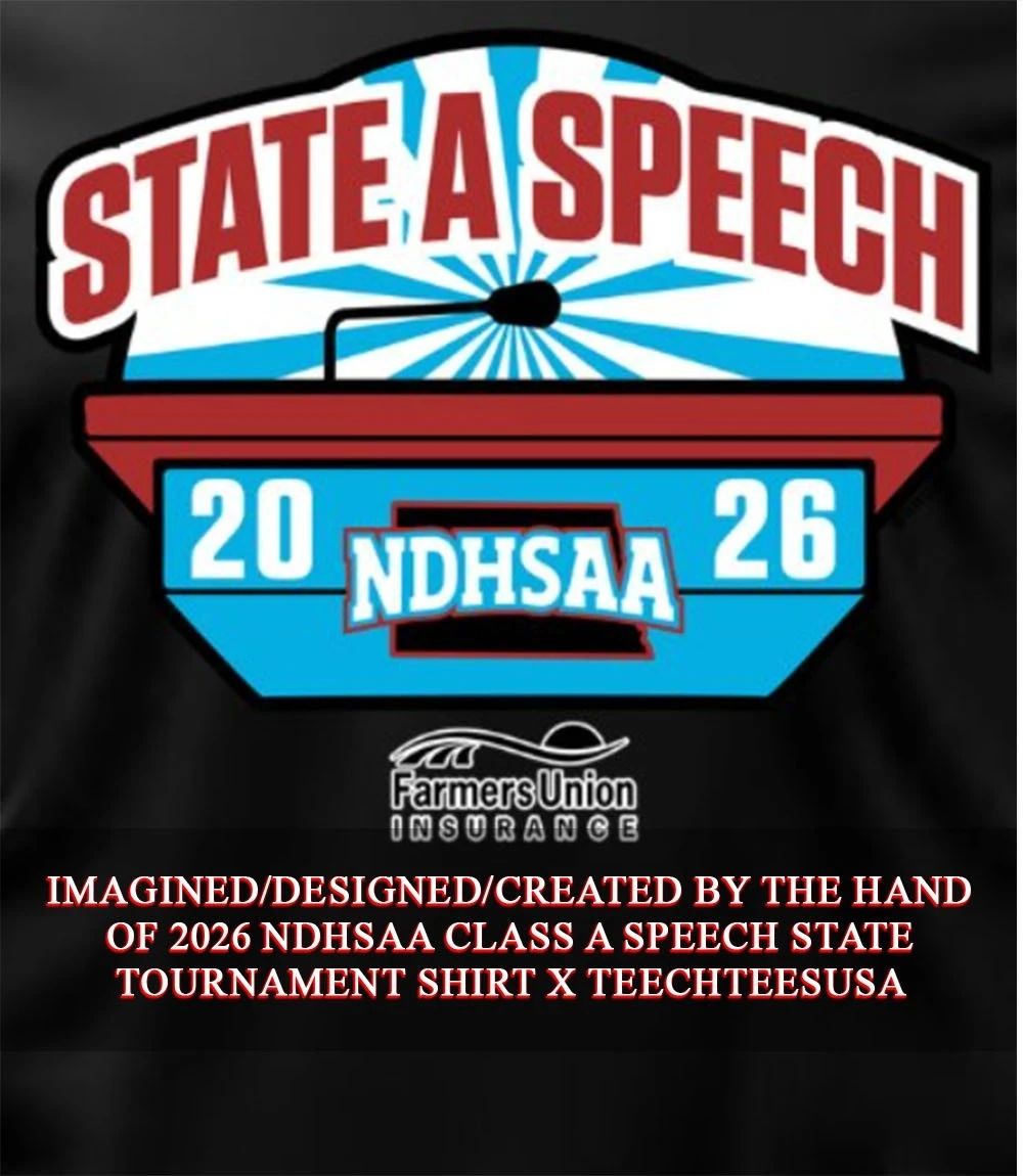 2026 NDHSAA Class A Speech State Tournament shirt