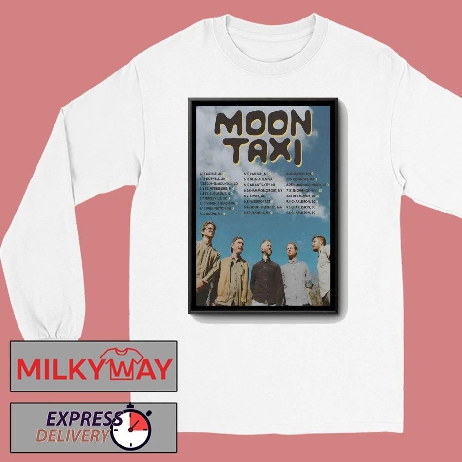 Moon Taxi Summer 2026 Tour Poster shirt