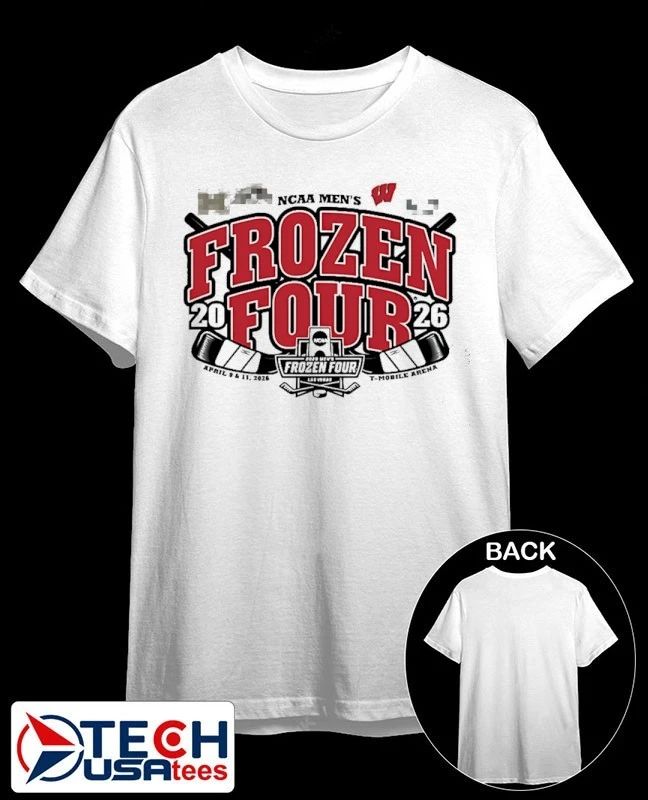 Wisconsin Badgers Ice Hockey 2026 Men’s Frozen Four National Champs shirt by uwbookstore