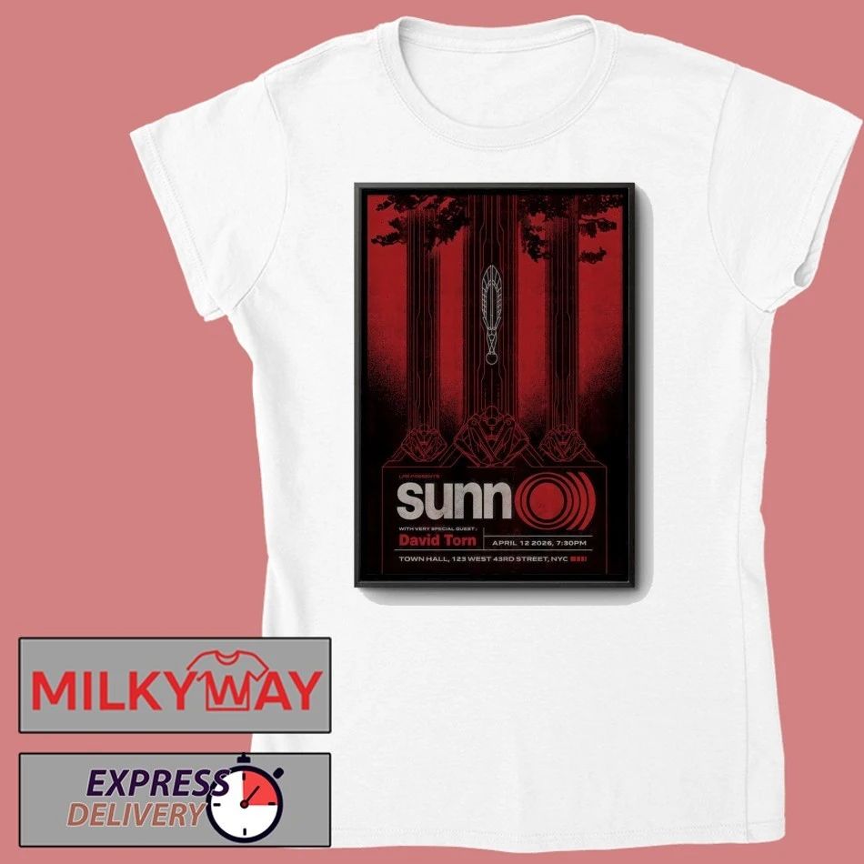 SUNN O))) April 12 2026 New York City Poster shirt