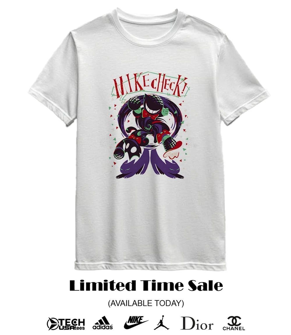 Mike check graphic shirt