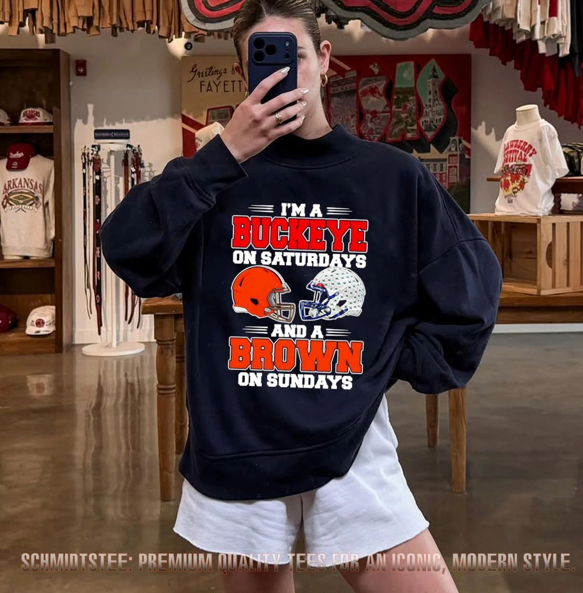 I’m a Buckeye on Saturdays and a Brown on Sundays shirt