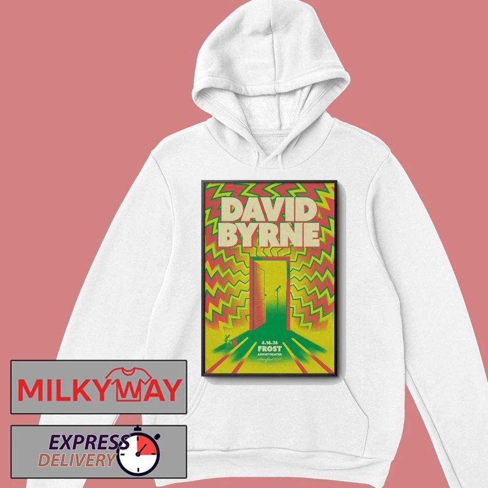 David Byrne In Stanford CA On Apr 16 2026 Poster shirt