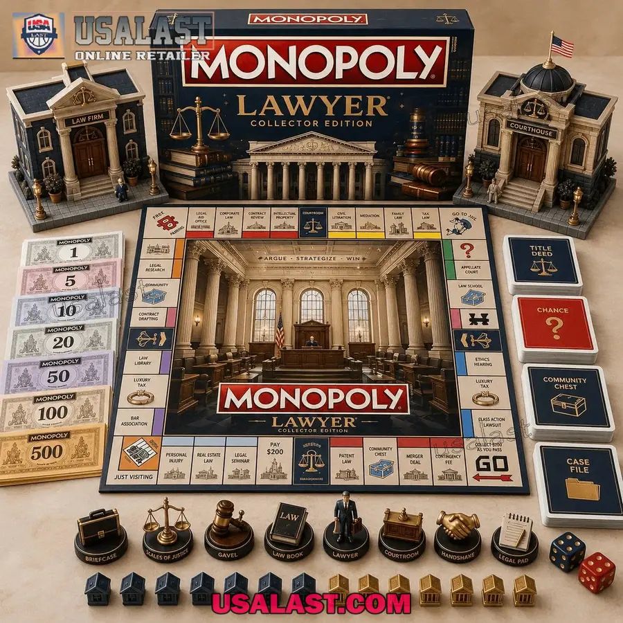 Lawyer Collector Edition Monopoly Board Game 2026