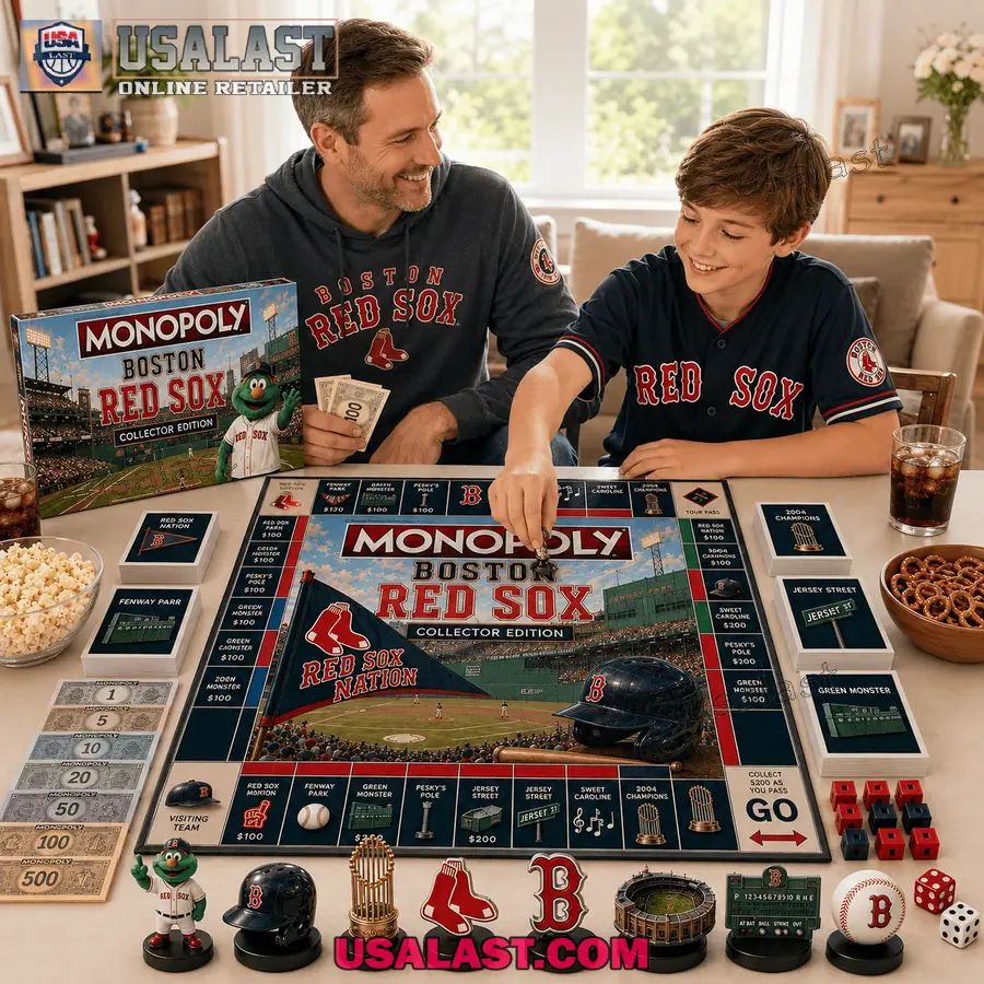 Boston Red Sox Collector Edition Monopoly Board Game 2026