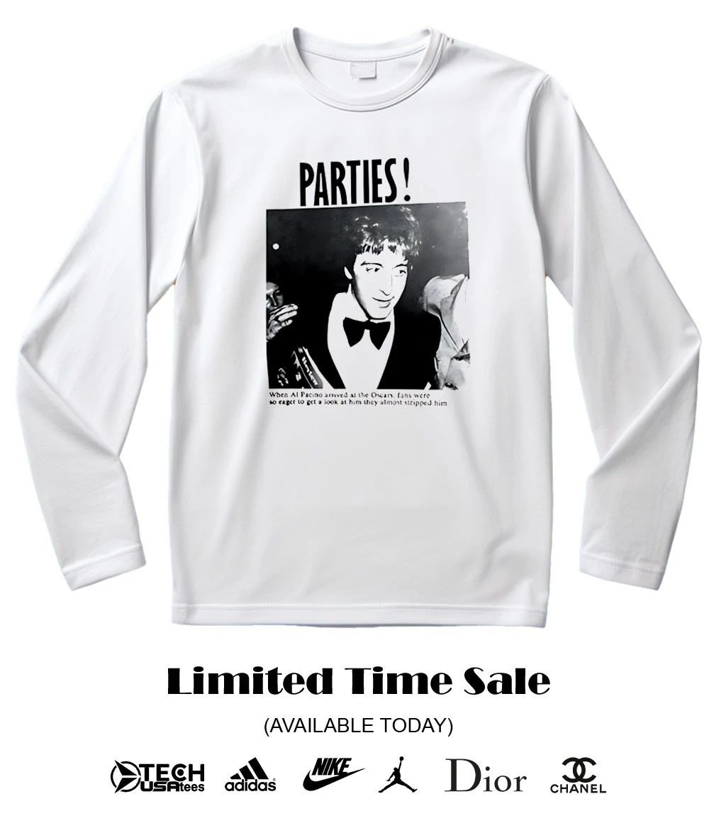 Al Pacino Parties Oscars 1976 shirt