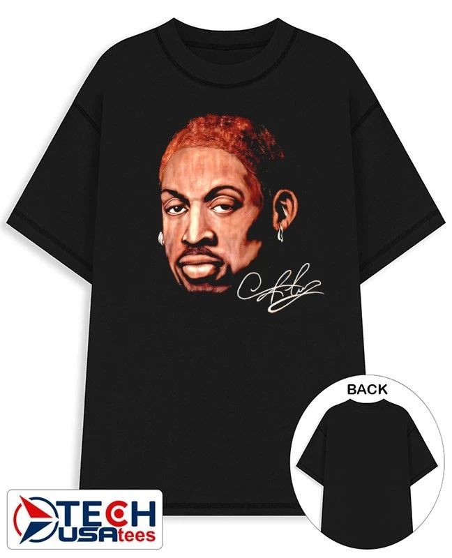 Dennis Rodman swag head signature shirt