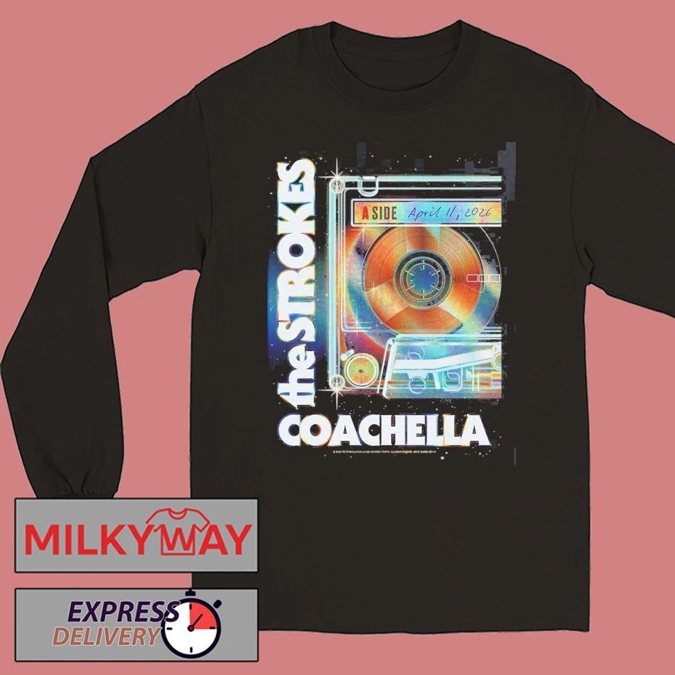 The Strokes Coachella 2026 Night 1 Poster Indio California On April 11 2026 T-Shirt