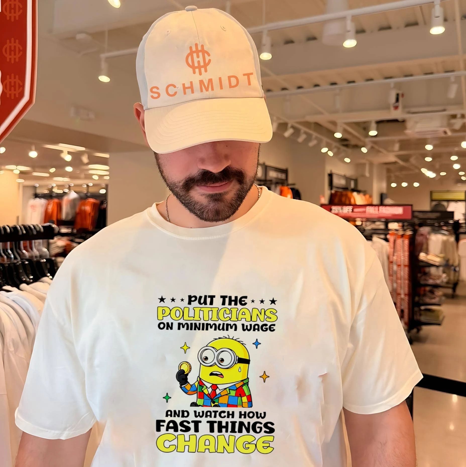 Put the politicians on minimum wage and watch how fast things change Minion shirt