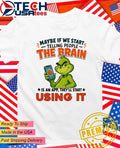 Grinch maybe if we start telling people the brain is an app they’ll start using it shirt
