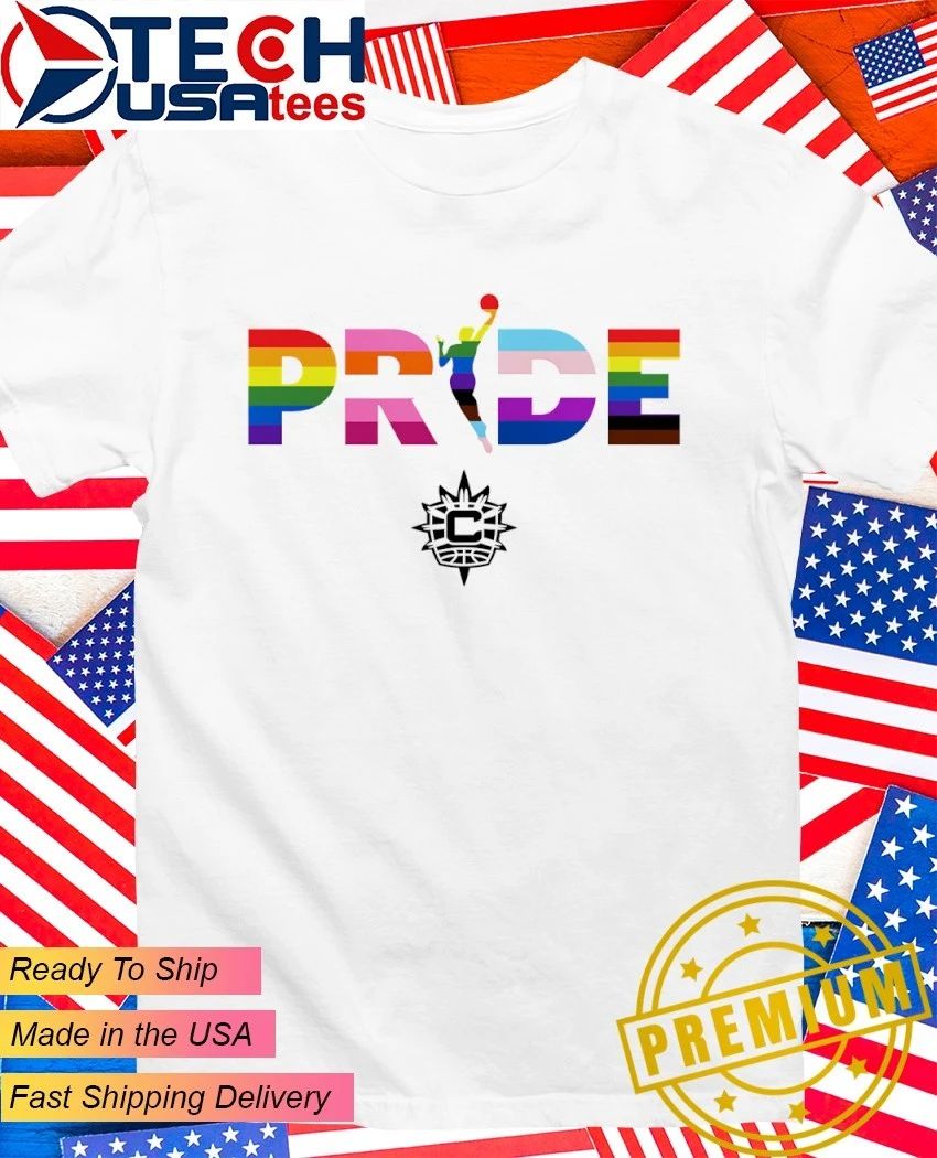 Connecticut Sun WNBA Pride logo shirt