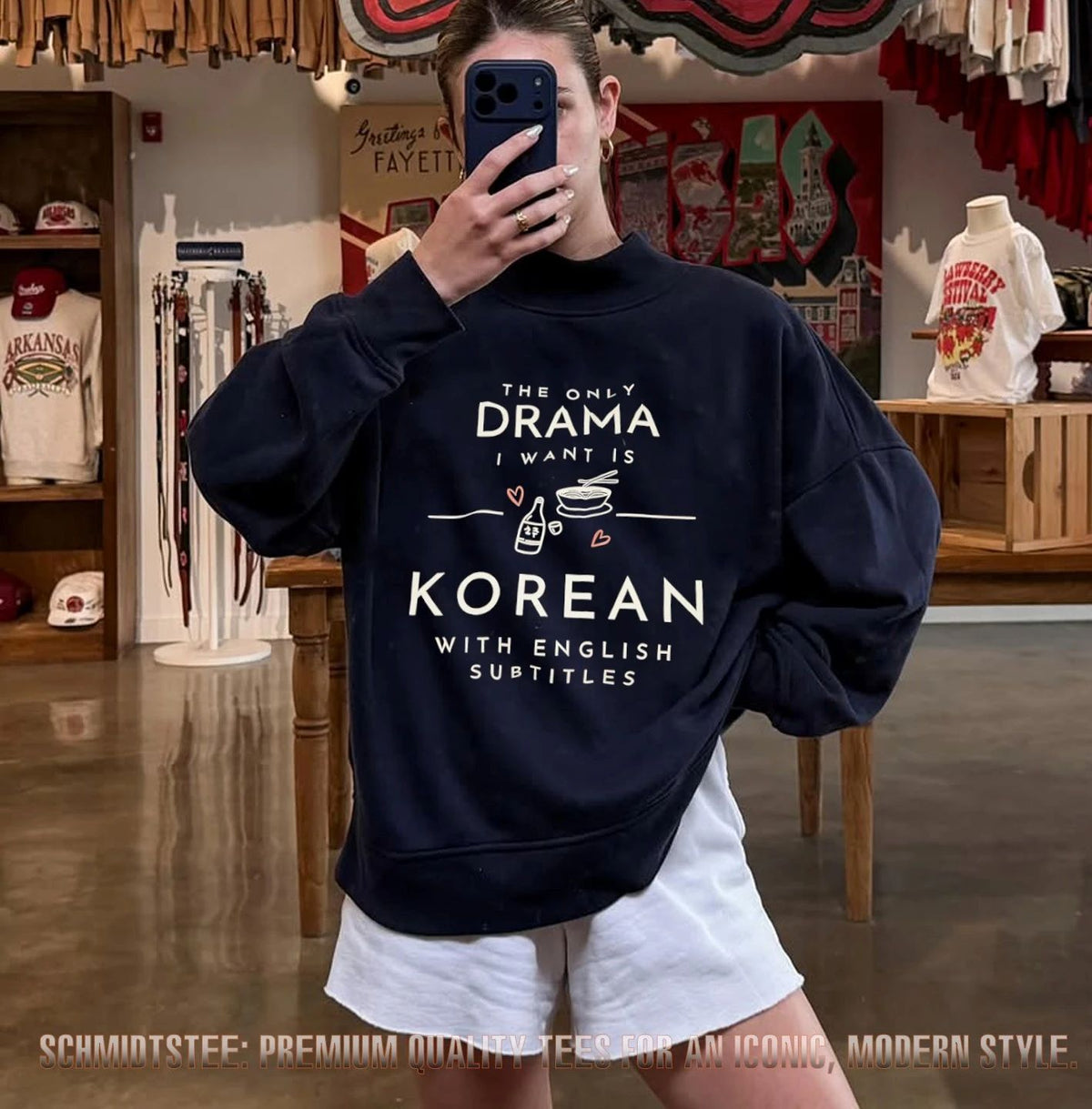 The only drama I want is Korean with English subtitles shirt