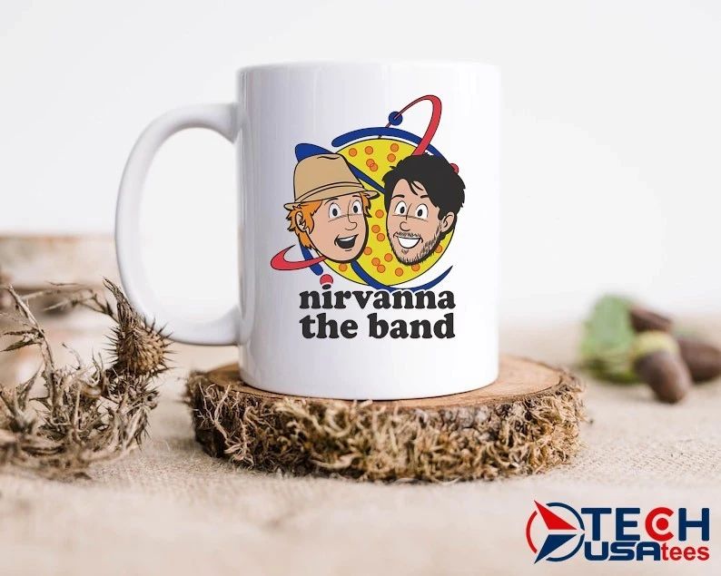 Nirvanna the band cartoon shirt