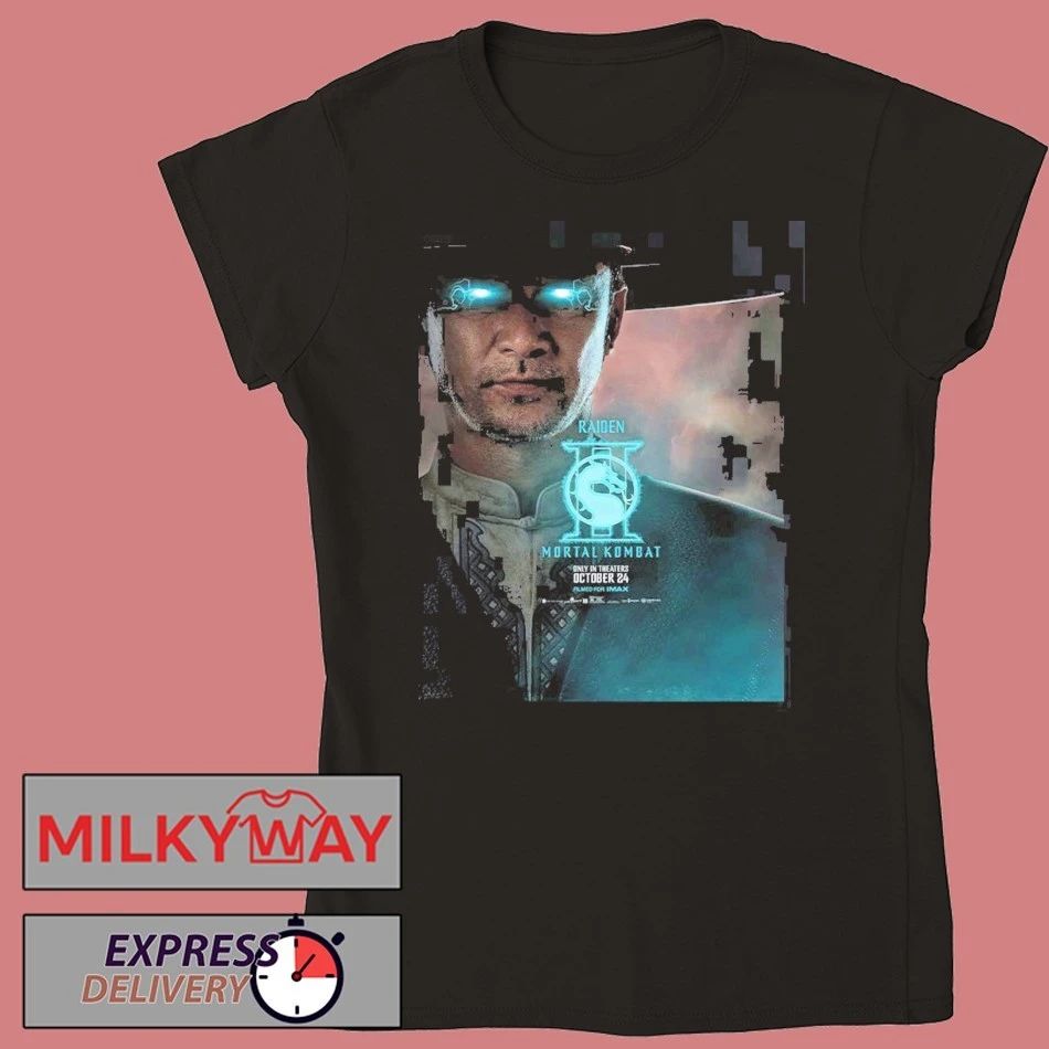 Mortal Kombat II Movie Exclusive Raiden Character Poster T-Shirt