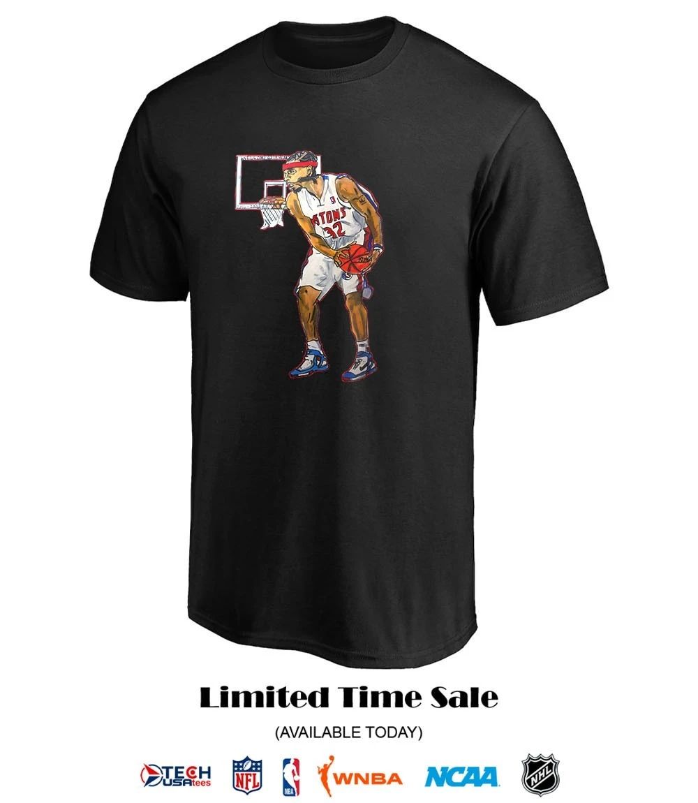 Detroit Pistons Richard Hamilton let it rip shirt