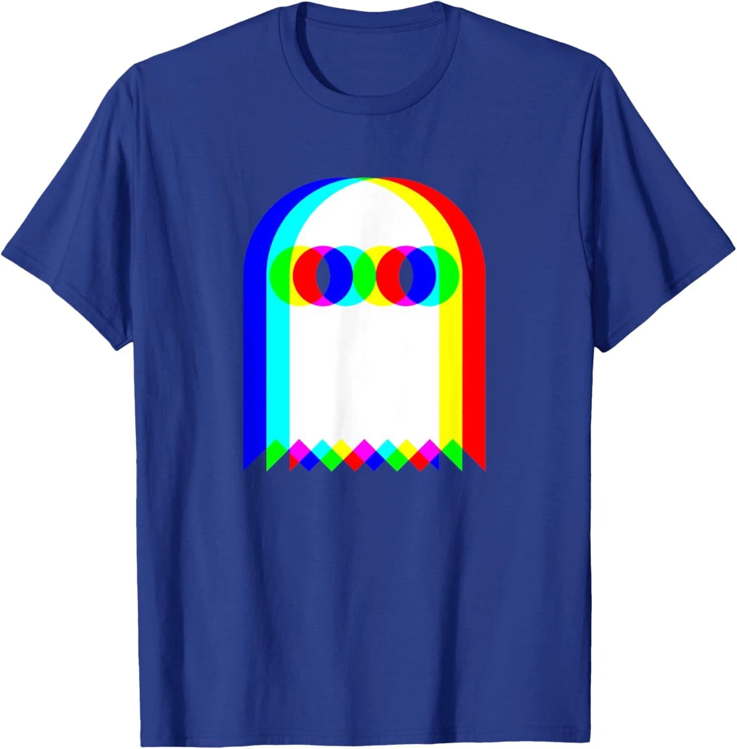 Ghost Trippy Vaporwave Halloween Techno Rave EDM Music Party T-Shirt