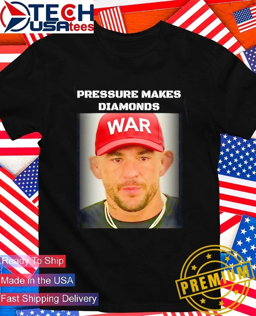 Pressure Makes Diamonds Dustin Poirier mugshot shirt