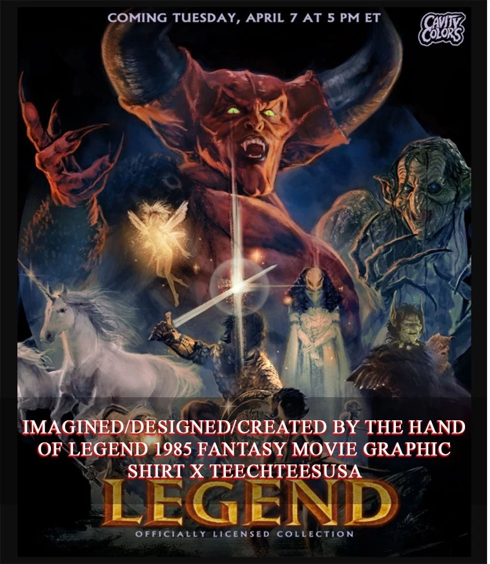 Legend 1985 fantasy movie graphic shirt